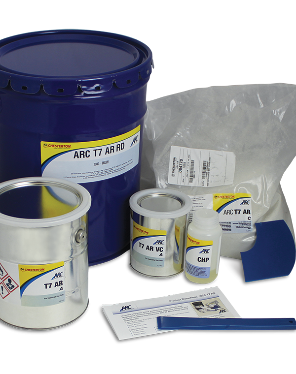 Chesterton ARC T7 AR, Abrasion Resistant Barrier Coating for High Temperature and Chemical Exposures